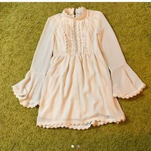 70s Style Babydoll Prairie Victorian Dress🕊